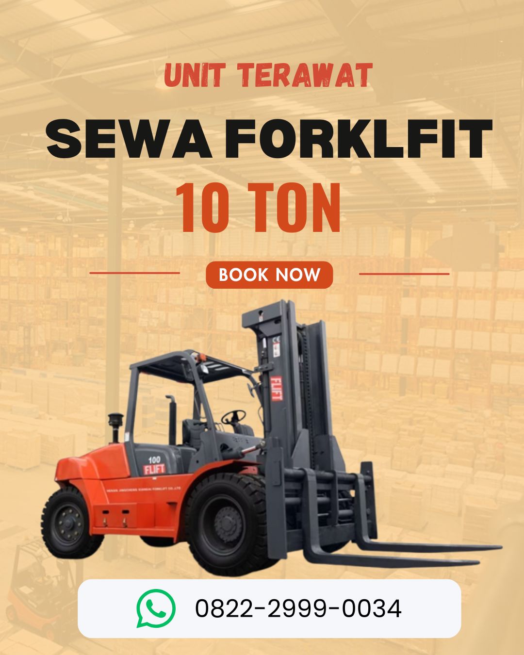 SEWA FORKLIFT 10 TON