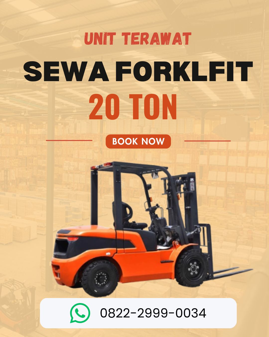 SEWA FORKLIFT 20 TON