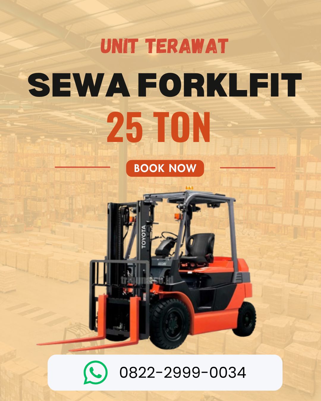 SEWA FORKLIFT 25 Ton