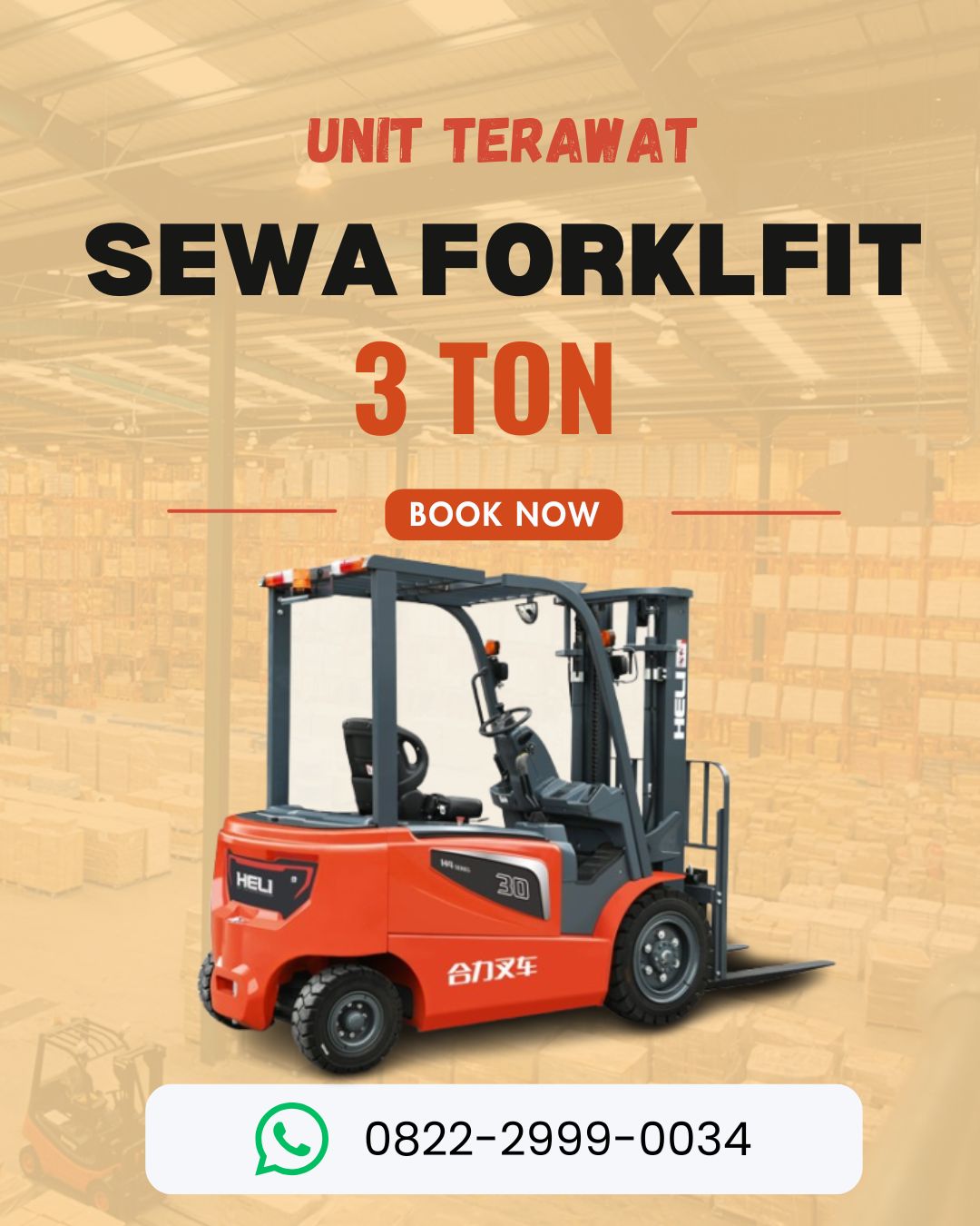 SEWA FORKLIFT 3 TON