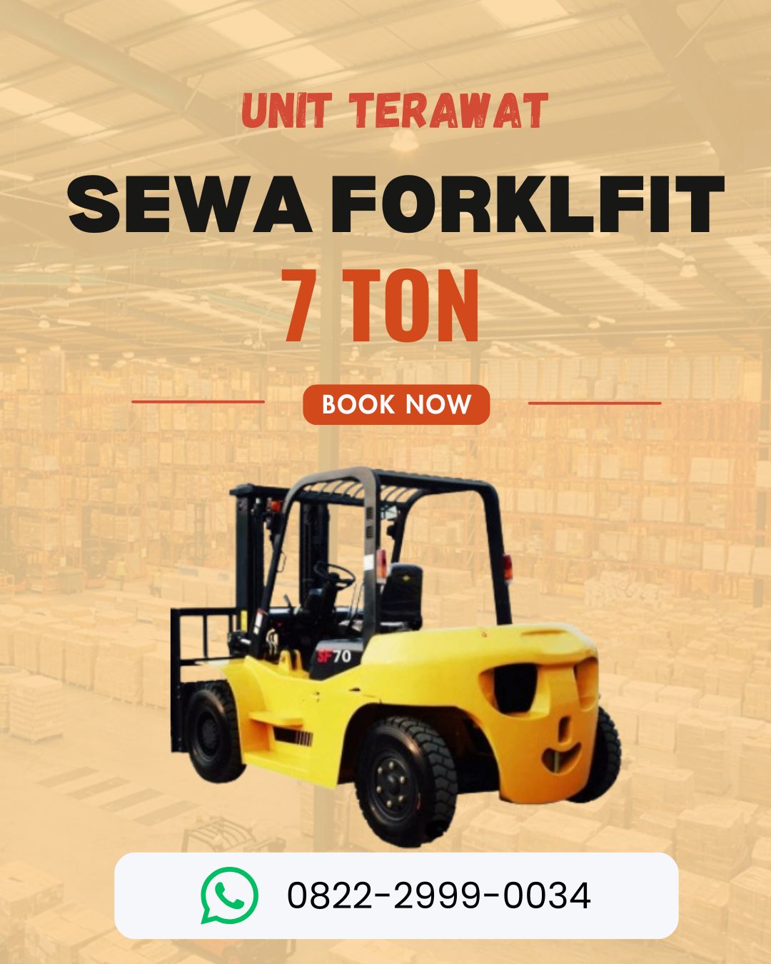 SEWA FORKLIFT 7 TON