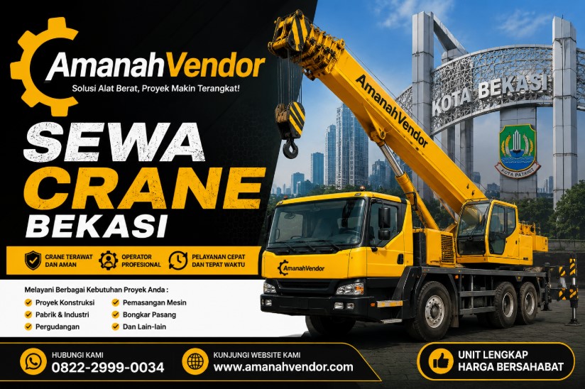 Sewa Crane Jakasetia Bekasi, Hubungi TLP/WA 0822-2999-0034