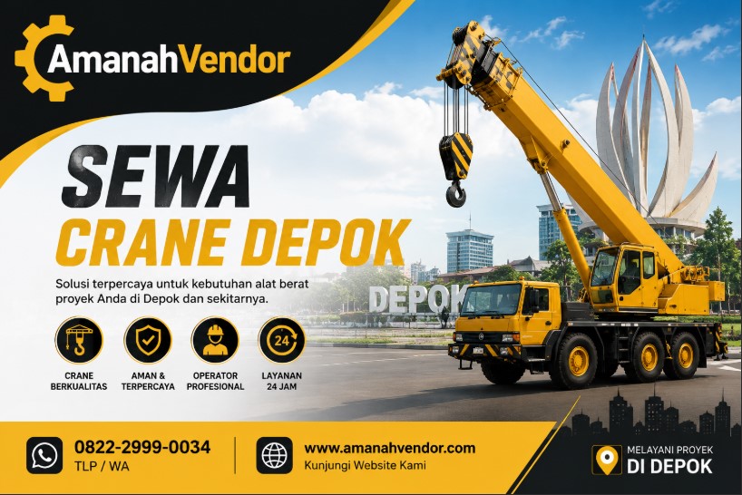 Sewa Crane Abadijaya Depok, Hubungi TLP/WA 0822-2999-0034