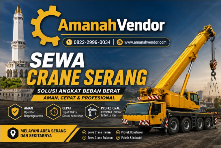Sewa Crane Kamurang Serang, Hubungi TLP/WA 0822-2999-0034