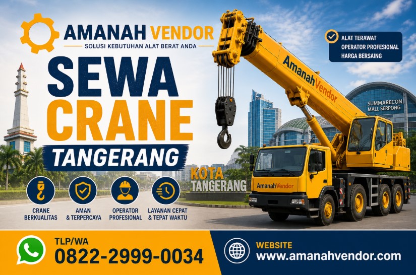 Sewa Crane Sukamurni Tangerang, Hubungi TLP/WA 0822-2999-0034