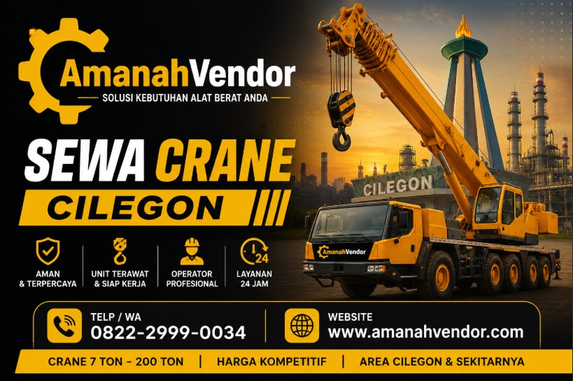 Sewa Crane Jombang Wetan Cilegon, Hubungi TLP/WA 0822-2999-0034