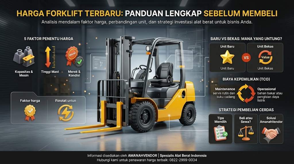 Harga Forklift Terbaru: Panduan Lengkap Sebelum Membeli